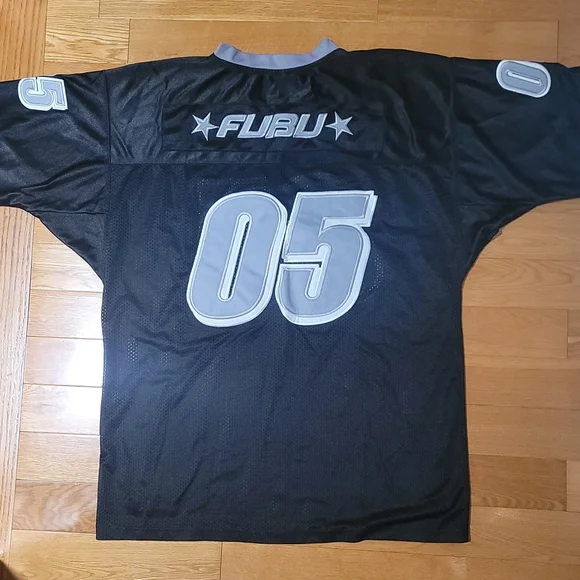 FUBU Black and Gray Jersey - Picture 3 of 9